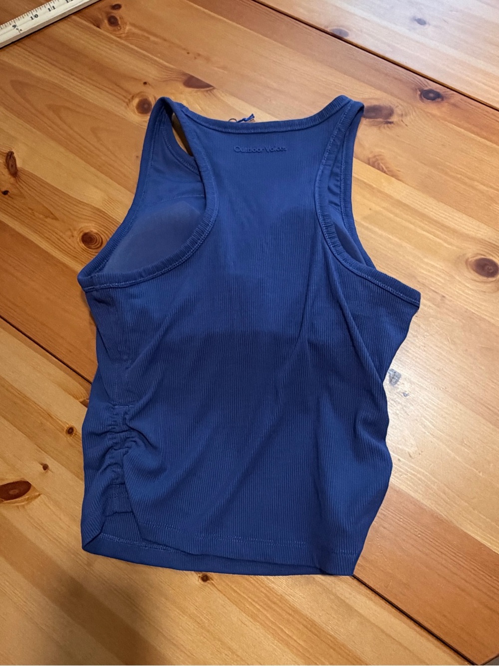 Outdoor Voices Navy Ribbed Racerback Tank - Picture 13 of 15